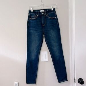 2 FREE belts with Skinney Loft blue jeans. Never been worn. In new condition